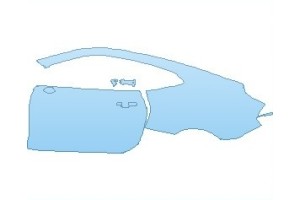 2027 CHEVROLET CAMARO 1LT COUPE REAR QUARTER PANEL & DOOR LEFT SIDE WITH BLADE SPOILER