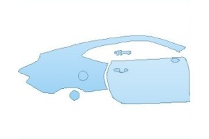 2027 CHEVROLET CAMARO 1LT COUPE REAR QUARTER PANEL & DOOR RIGHT SIDE