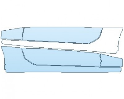 PAINT PROTECTION KIT - 2022 CHEVROLET CAMARO 1LT COUPE ROCKER PANELS - PRECUT PPF CLEAR BRA WRAP