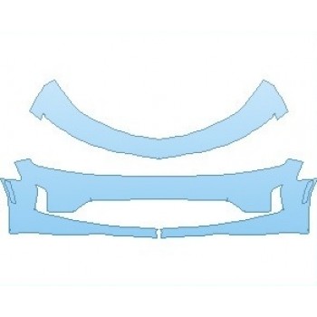 PAINT PROTECTION KIT - 2021 CHEVROLET CAMARO 1LT COUPE BUMPER - PRECUT PPF CLEAR BRA WRAP