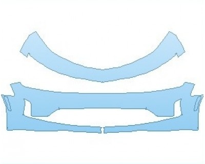 PAINT PROTECTION KIT - 2022 CHEVROLET CAMARO 1LT COUPE BUMPER - PRECUT PPF CLEAR BRA WRAP