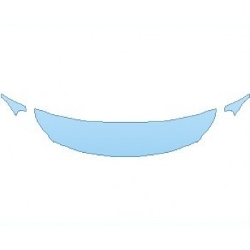 PAINT PROTECTION KIT - 2024 BMW 2 SERIES M SPORT COUPE HOOD 18 INCH (NO WRAPPED EDGES) - PRECUT PPF CLEAR BRA WRAP