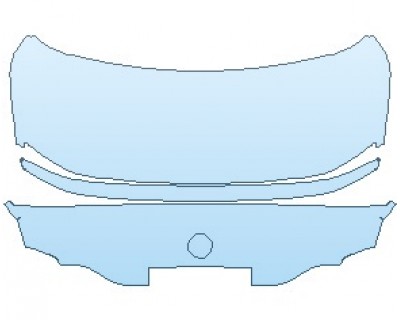 PAINT PROTECTION KIT - 2024 BMW 2 SERIES M SPORT COUPE REAR DECK LID - PRECUT PPF CLEAR BRA WRAP