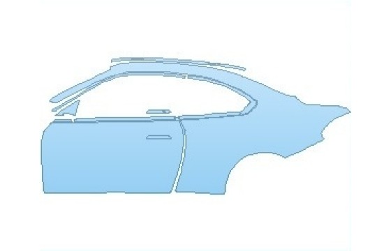 Precut PPF Kit – Clear Bra Paint Protection Film PAINT PROTECTION KIT - 2026 BMW 2 SERIES M SPORT COUPE REAR QUARTER PANEL WITH DOOR LEFT SIDE - PRECUT PPF CLEAR BRA WRAP