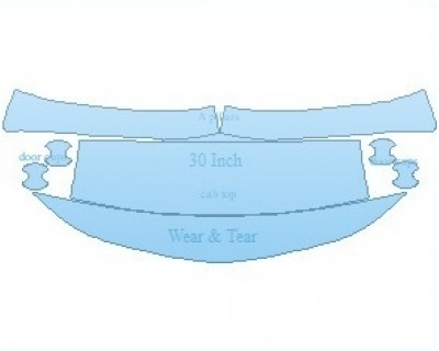 PAINT PROTECTION KIT - 2023 CHEVROLET TRAVERSE LS COMMON WEAR AREA KIT - PRECUT PPF CLEAR BRA WRAP