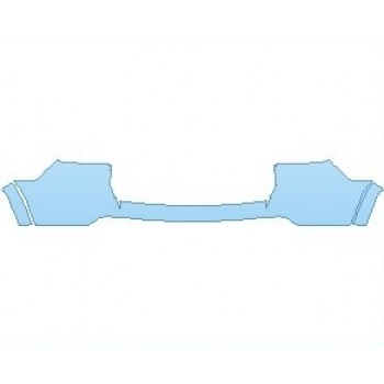 PAINT PROTECTION KIT - 2025 JEEP GRAND CHEROKEE L SUMMIT RESERVE REAR BUMPER UPPER - PRECUT PPF CLEAR BRA WRAP