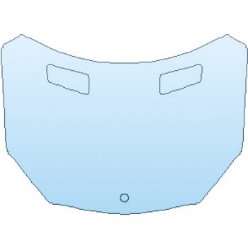 PAINT PROTECTION KIT - 2019 MERCEDES GLS 550 FULL HOOD KIT (WRAPPED EDGES) - PRECUT PPF CLEAR BRA WRAP