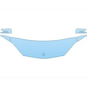 PAINT PROTECTION KIT - 2019 MERCEDES GLS 550 HOOD KIT - PRECUT PPF CLEAR BRA WRAP