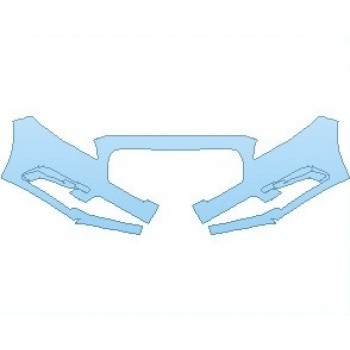 PAINT PROTECTION KIT - 2022 LINCOLN CONTINENTAL SELECT BUMPER - PRECUT PPF CLEAR BRA WRAP