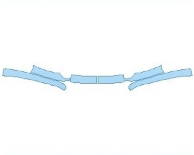 2020 JAGUAR XJ PORTFOLIO LONG WHEELBASE LOWER BUMPER WITH LOWER TRIM PIECES - PRECUT PPF CLEAR BRA WRAP