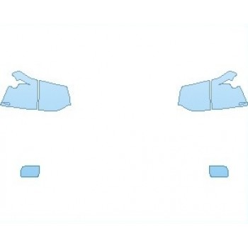 PAINT PROTECTION KIT - 2021 TOYOTA LAND CRUISER HERITAGE LIGHTS REAR - PRECUT PPF CLEAR BRA WRAP