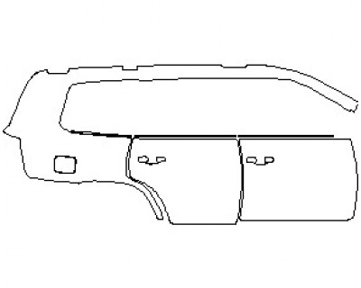 2022 TOYOTA LAND CRUISER HERITAGE REAR QUARTER PANEL AND DOORS RIGHT