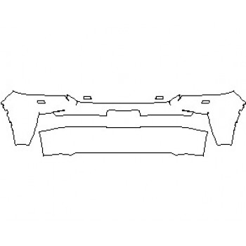 2022 TOYOTA LAND CRUISER HERITAGE BUMPER WITH WASHERS