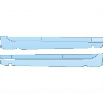 PAINT PROTECTION KIT - 2022 CADILLAC CT6 V ROCKER PANELS - PRECUT PPF CLEAR BRA WRAP