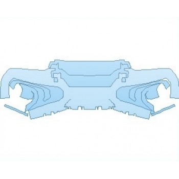 PAINT PROTECTION KIT - 2021 JEEP WRANGLER (JL) HIGH ALTITUDE 4 DOOR BUMPER - PRECUT PPF CLEAR BRA WRAP