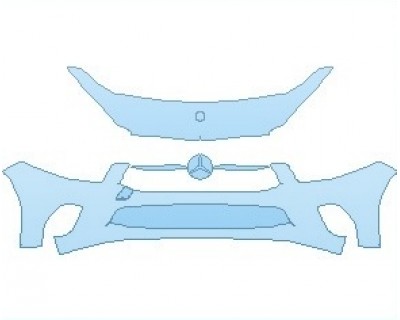 Precut PPF Kit – Clear Bra Paint Protection Film PAINT PROTECTION KIT - 2020 MERCEDES A CLASS A 220 4MATIC SEDAN BUMPER - INVISIBLEMASK - 3M PAINT PROTECTION