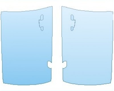 Precut PPF Kit – Clear Bra Paint Protection Film PAINT PROTECTION KIT - 2020 MERCEDES A CLASS A 220 4MATIC SEDAN DOORS FRONT - INVISIBLEMASK - 3M PAINT PROTECTION