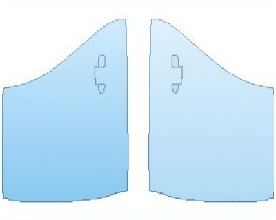 Precut PPF Kit – Clear Bra Paint Protection Film PAINT PROTECTION KIT - 2020 MERCEDES A CLASS A 220 4MATIC SEDAN DOORS REAR - INVISIBLEMASK - 3M PAINT PROTECTION