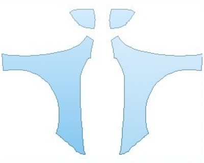 Precut PPF Kit – Clear Bra Paint Protection Film PAINT PROTECTION KIT - 2020 MERCEDES A CLASS A 220 4MATIC SEDAN FULL FENDERS - INVISIBLEMASK - 3M PAINT PROTECTION