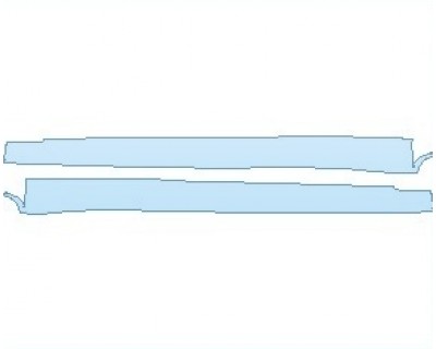 PAINT PROTECTION KIT - 2023 MERCEDES A CLASS A 220 4MATIC SEDAN ROCKER PANELS - PRECUT PPF CLEAR BRA WRAP