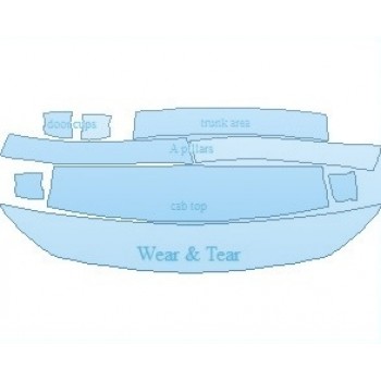 PAINT PROTECTION KIT - 2021 MERCEDES A CLASS A 220 SEDAN COMMON WEAR AREA KIT - PRECUT PPF CLEAR BRA WRAP