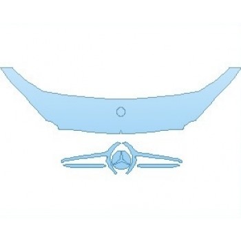 PAINT PROTECTION KIT - 2021 MERCEDES A CLASS A 220 SEDAN BUMPER UPPER - PRECUT PPF CLEAR BRA WRAP