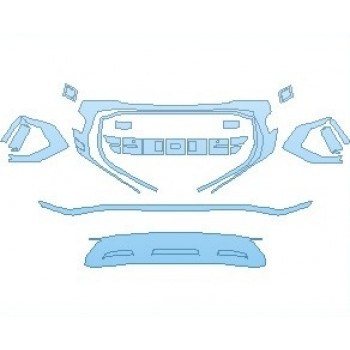 PAINT PROTECTION KIT - 2023 AUDI SQ8 PRESTIGE GRILLE & TRIM - PRECUT PPF CLEAR BRA WRAP