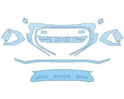 PAINT PROTECTION KIT - 2023 AUDI SQ8 PRESTIGE GRILLE & TRIM - PRECUT PPF CLEAR BRA WRAP