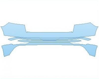 PAINT PROTECTION KIT - 2023 AUDI SQ8 PRESTIGE REAR BUMPER - PRECUT PPF CLEAR BRA WRAP