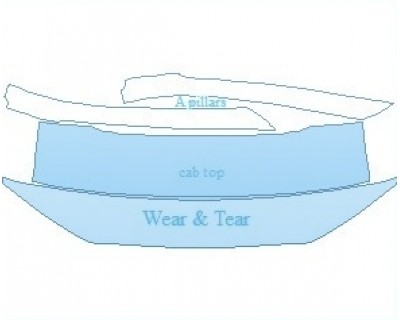 PAINT PROTECTION KIT - 2023 AUDI SQ8 PRESTIGE COMMON WEAR AREA KIT - PRECUT PPF CLEAR BRA WRAP