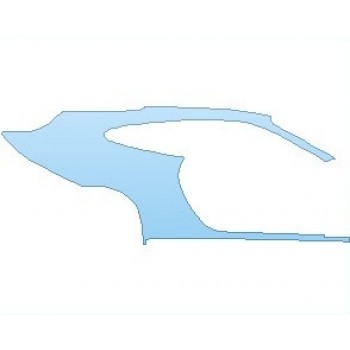 PAINT PROTECTION KIT - 2019 PORSCHE 911 SPORT DESIGN COUPE REAR QUARTER PANEL RIGHT SIDE - PRECUT PPF CLEAR BRA WRAP