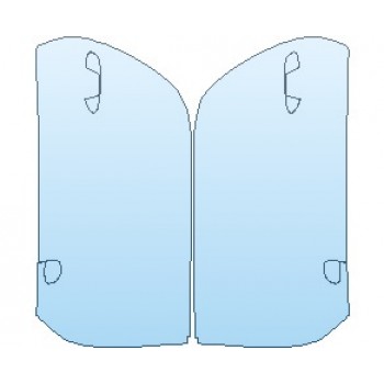 PAINT PROTECTION KIT - 2019 PORSCHE 911 SPORT DESIGN COUPE DOORS WITH SPORT DESIGN MIRROR - PRECUT PPF CLEAR BRA WRAP