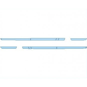 PAINT PROTECTION KIT - 2023 HONDA RIDGELINE SPORT WITHOUT FENDER FLARES ROCKER PANELS - PRECUT PPF CLEAR BRA WRAP