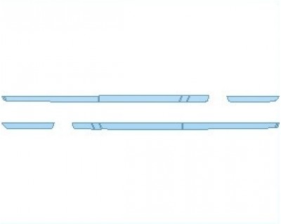 PAINT PROTECTION KIT - 2024 HONDA RIDGELINE RTL WITHOUT FENDER FLARES ROCKER PANELS - PRECUT PPF CLEAR BRA WRAP