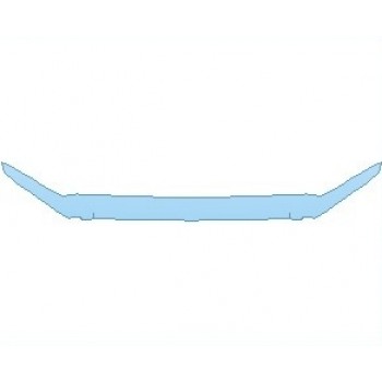 PAINT PROTECTION KIT - 2023 HONDA RIDGELINE SPORT WITHOUT FENDER FLARES GRILLE UPPER LIP - PRECUT PPF CLEAR BRA WRAP