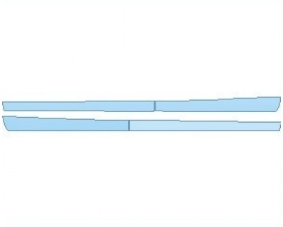 PAINT PROTECTION KIT - 2022 HONDA PASSPORT EX-L ROCKER PANELS - PRECUT PPF CLEAR BRA WRAP