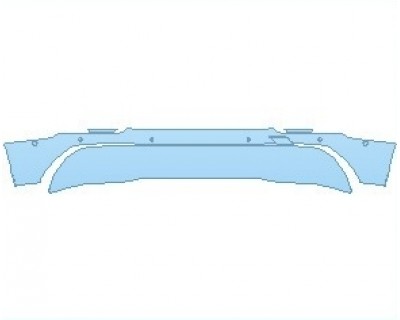 PAINT PROTECTION KIT - 2023 VOLVO XC60 MOMENTUM REAR BUMPER LOWER WITH SENSORS - PRECUT PPF CLEAR BRA WRAP