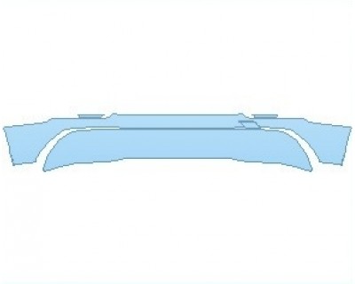 PAINT PROTECTION KIT - 2023 VOLVO XC60 MOMENTUM REAR BUMPER LOWER - PRECUT PPF CLEAR BRA WRAP