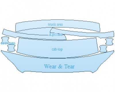 PAINT PROTECTION KIT - 2023 VOLVO XC60 MOMENTUM COMMON WEAR AREA KIT - PRECUT PPF CLEAR BRA WRAP