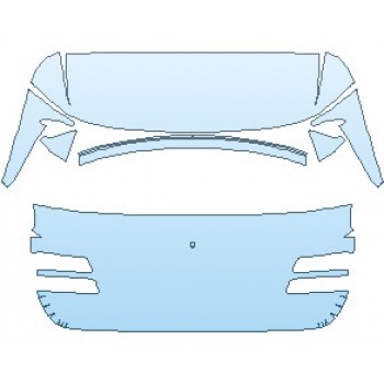 PAINT PROTECTION KIT - 2025 GENESIS GV80 3.5T AWD REAR HATCH - PRECUT PPF CLEAR BRA WRAP