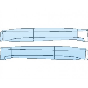 PAINT PROTECTION KIT - 2025 GENESIS GV80 2.5T RWD ROCKER PANELS - PRECUT PPF CLEAR BRA WRAP