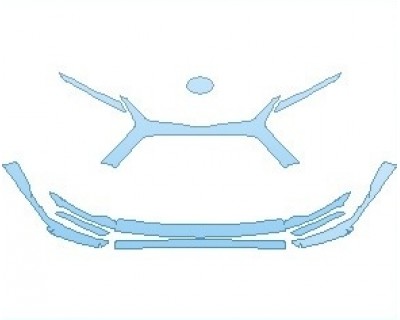 PAINT PROTECTION KIT - 2023 TOYOTA CAMRY TRD FRONT BLACK TRIM - PRECUT PPF CLEAR BRA WRAP