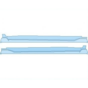 PAINT PROTECTION KIT - 2023 TOYOTA CAMRY TRD ROCKER PANELS - PRECUT PPF CLEAR BRA WRAP