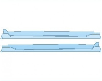 PAINT PROTECTION KIT - 2023 TOYOTA CAMRY TRD ROCKER PANELS - PRECUT PPF CLEAR BRA WRAP
