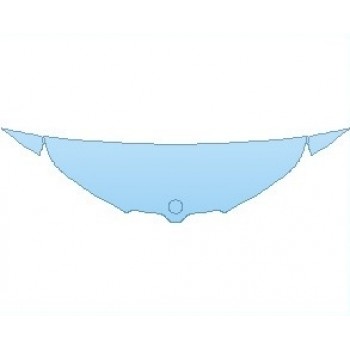 PAINT PROTECTION KIT - 2025 BMW IX BMW I SIGNATURE BLUE HOOD (NO WRAPPED EDGES) - PRECUT PPF CLEAR BRA WRAP