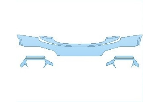 Precut PPF Kit – Clear Bra Paint Protection Film PAINT PROTECTION KIT - 2026 BMW IX BMW I SIGNATURE BLUE REAR BUMPER - PRECUT PPF CLEAR BRA WRAP