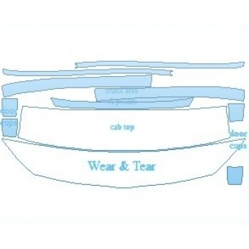 PAINT PROTECTION KIT - 2020 MERCEDES CLS CLASS AMG LINE COMMON WEAR AREA KIT AREAS - INVISIBLEMASK - 3M PAINT PROTECTION