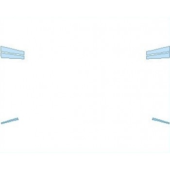 PAINT PROTECTION KIT - 2022 MERCEDES S CLASS 580 AMG LINE SEDAN B PILLARS - PRECUT PPF CLEAR BRA WRAP