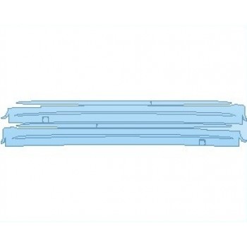 PAINT PROTECTION KIT - 2022 MERCEDES S CLASS 580 AMG LINE SEDAN ROCKER PANELS - PRECUT PPF CLEAR BRA WRAP