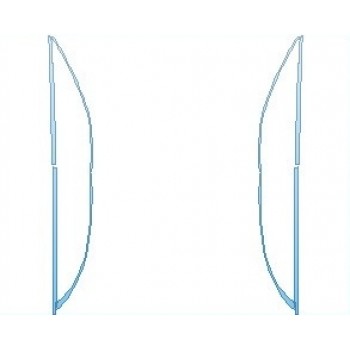 PAINT PROTECTION KIT - 2022 MERCEDES S CLASS 580 AMG LINE SEDAN WINDOW TRIMS - PRECUT PPF CLEAR BRA WRAP